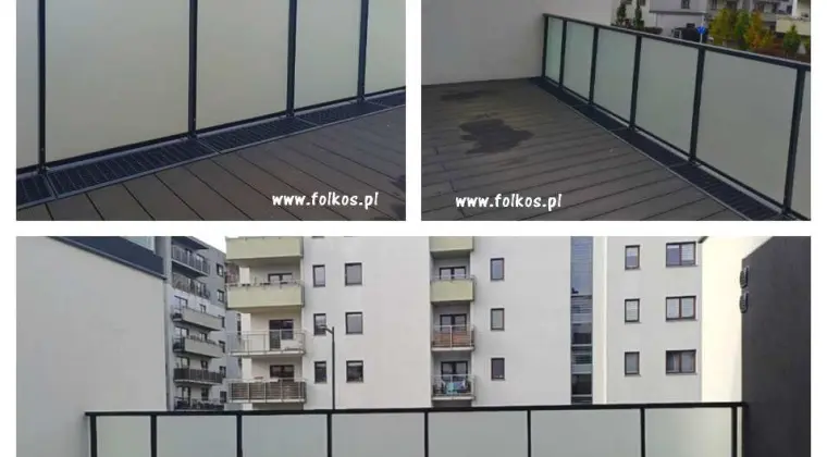 Folie na balkony Warszawa -Folia z usługą montażu-Oklejamy balkony Warszawa