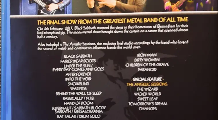 Polecam Nowy Podwójny Album BLU RAY Wspaniały Koncert Kultowego Super Zespołu- BLACK SABBATH -The End 2XBR