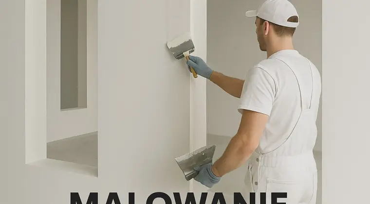 Wykończenia na hali - malowanie szpachlowanie tynkowanie