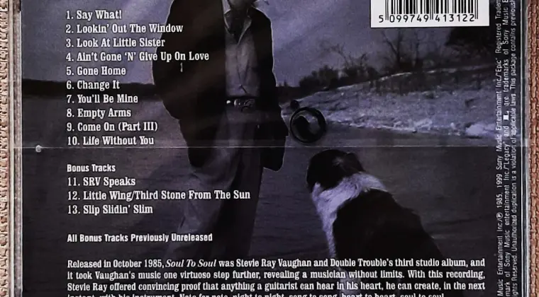 CD Nowa- Polecam Znakomity Album CD STEVIE RAY VAUGHAN And Double Trouble Soul To Soul