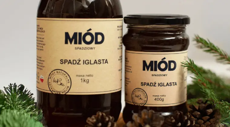 Polskie Miody Naturalne 1kg, 400g lub 250g. Jednoodmianowe i z owocami