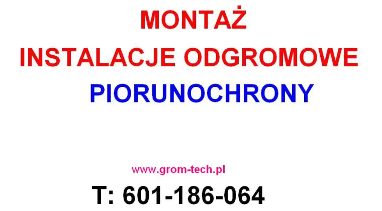 Instalacja odgromowa zakopane odgromnik chyżne jabłonka piorunochron