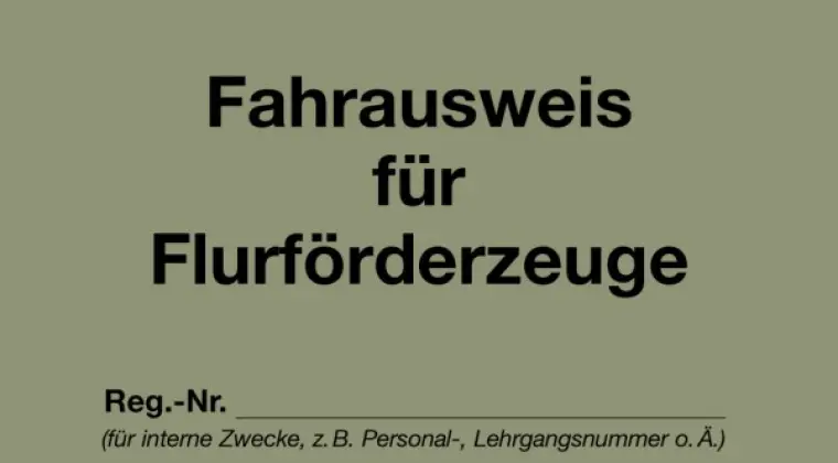 Kurs na operatora wózka widłowego w Niemczech po polsku.