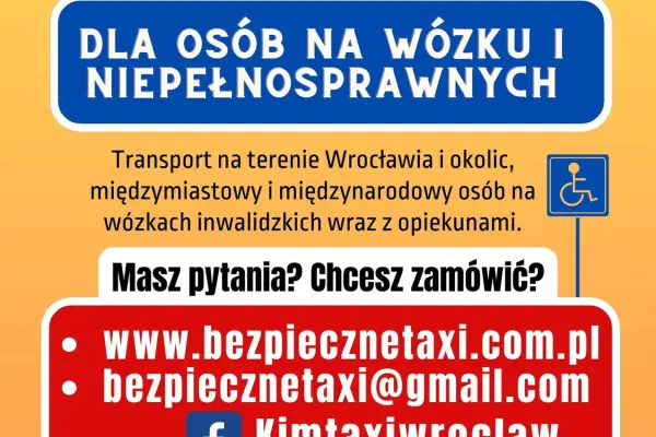 Transport osób na wózku i niepełnosprawnych ruchowo