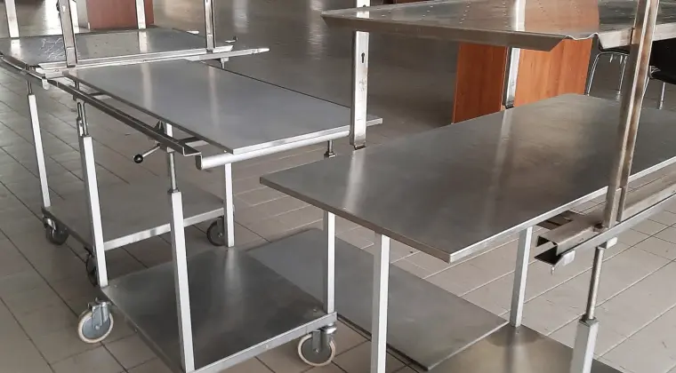 Polecam Mocne Regały Aluminiowe 5 Kpl. Prod. Dania