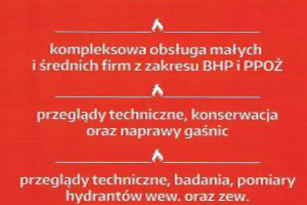 Usługi szkoleniowe, usługi BHP