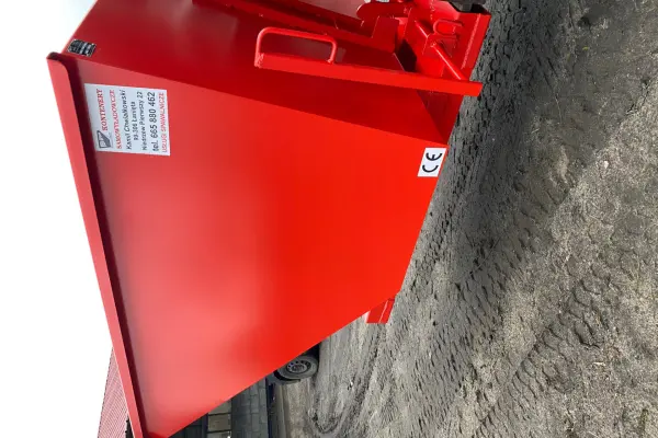 Kontener samowyładowczy, koleba na złom 1 m3