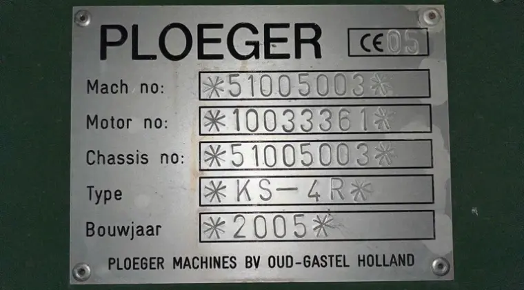 Ploeger Asa Lift Grimme Kombajn samojezdny 4 rzędowy indywidualny projekt