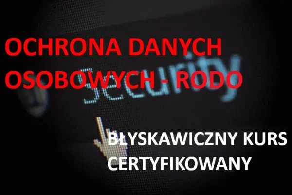 RODO - Ochrona danych osobowych w zakładzie pracy