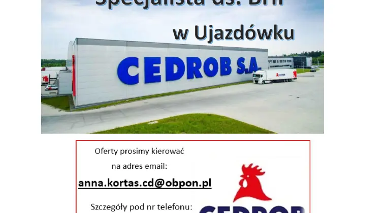 Specjalista ds. BHP Ujazdówku