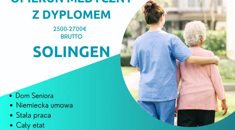 Opiekun medyczny z dyplomem Solingen