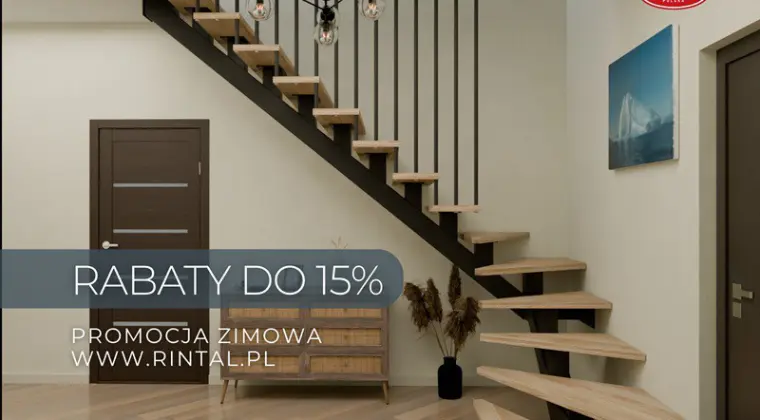 Promocja -15% na schody z balustradami i montażem