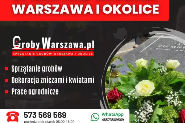 Sprzątanie grobów Warszawa i okolice