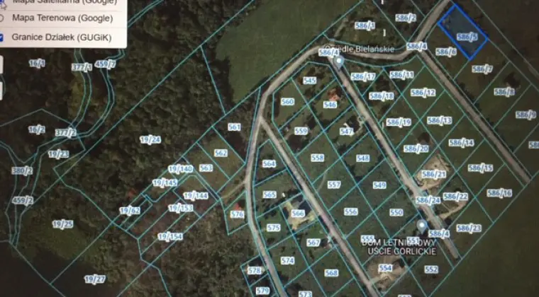 sprzedam ogrodzoną działkę o powierzchni 20,5 a ; nad Jeziorem Klimkowskim