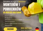 Monterzy i pomocnicy do montażu rusztowań – Niemcy