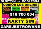 Olsztyn działające zarejestrowane karty SIM polskie startery telefonicznie eSIM dobra karta SIM