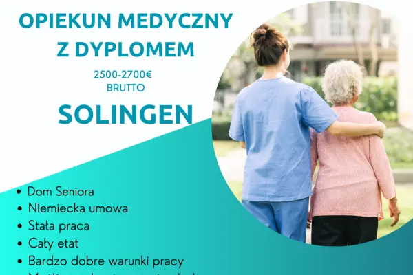 Opiekun medyczny z dyplomem Solingen