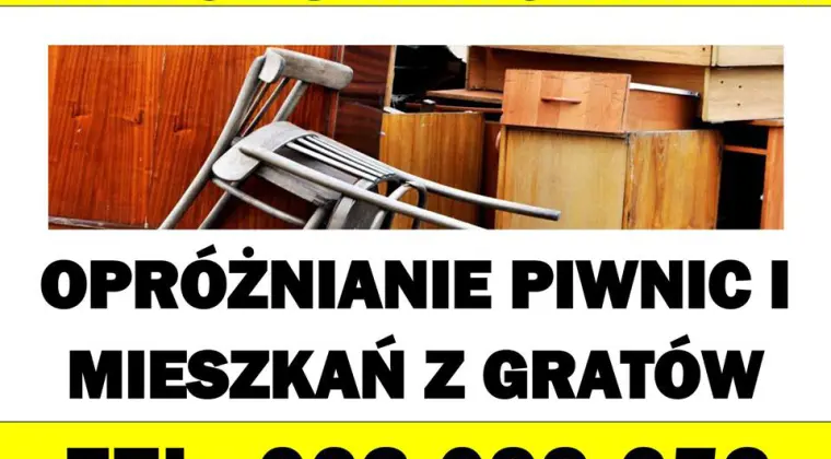 WYWÓZ  MEBLI LUBLIN Świdnik i okolice ! Opróżnianie piwnic i mieszkań