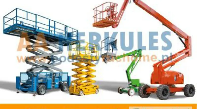 Wynajem podnośników koszowych/ zwyżek/ podestów ruchomych