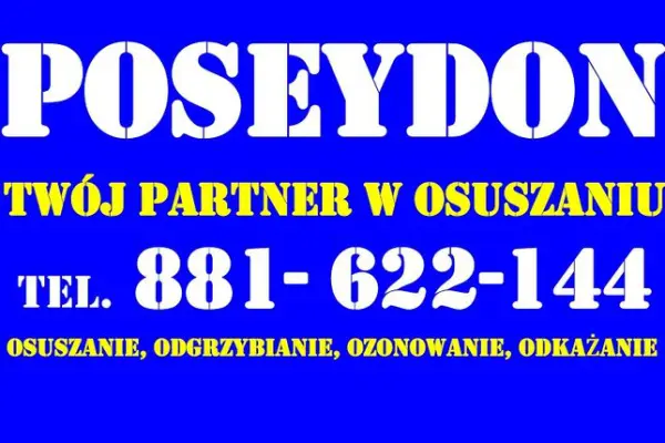Osuszanie odgrzybianie ozonowanie odkażanie Warszawa 