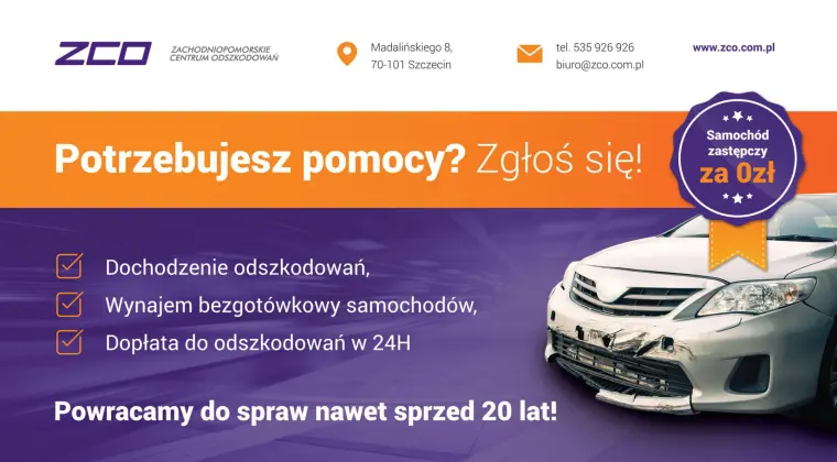 Zostałeś ofiarą wypadku lub kolizji? Pomożemy!!!