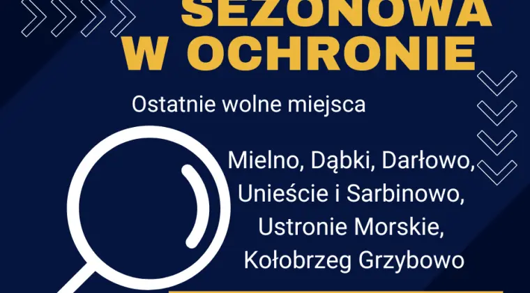 Pracownik Ochrony Praca na sezon