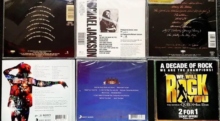 Polecam Kolekcję 5 Najlepszych Albumów CD- 6 Płyt CD MICHAEL JACKSON 6CD