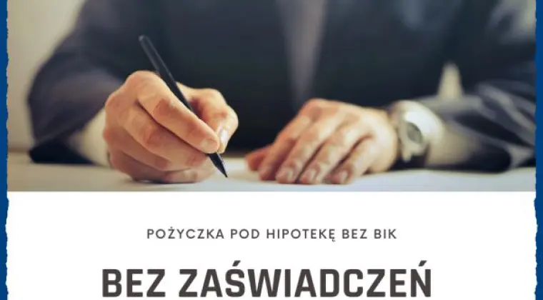 UDZIELĘ POŻYCZKI POD ZABEZPIECZENIE NIERUCHOMOSCIA 