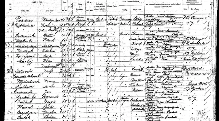 Szukam potomków Marcjana Moszczaniec przybyłego z Kowla UA w 1910r do USA