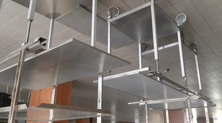 Polecam Mocne Regały Aluminiowe 5 Kpl. Prod. Dania