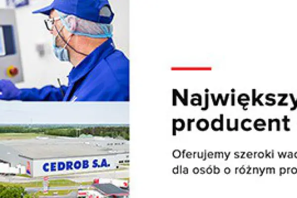 Pracownik produkcji w Zakładzie Drobiarskim w Niepołomicach