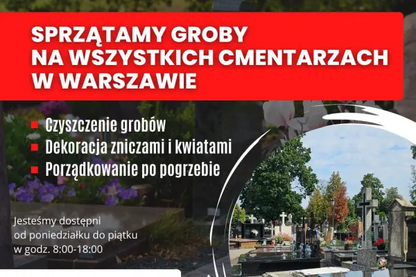 Groby Warszawa - Sprzątanie grobów Warszawa i okolice