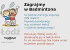 Szukam chętnych do rekreacyjnej gry w badmintona - Łódź