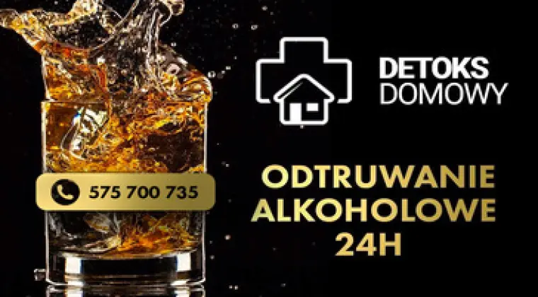 Odtrucie alkoholowe, detoks i nawadnianie 24H