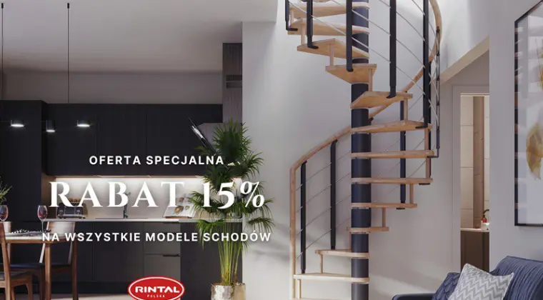 Promocja - 15% na schody z balustradami i montażem