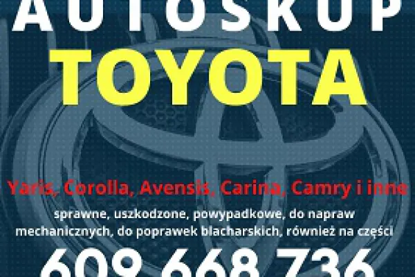 Auto skup Toyota skup aut Avensis Corolla Carina Hilux Hiace i inne