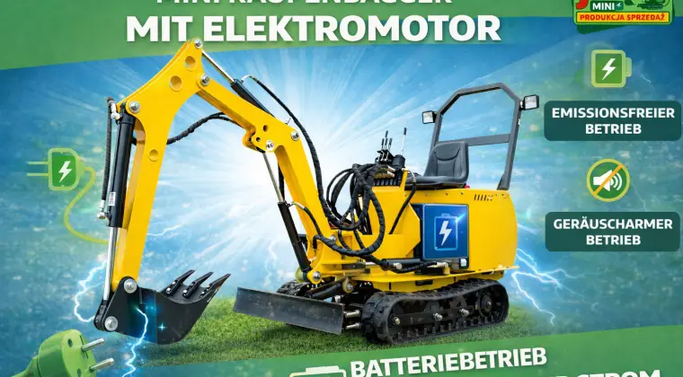 Elektryczna E Ładowarka E Koparka NOWE 2026 | Prosto od Producenta JSB MINI