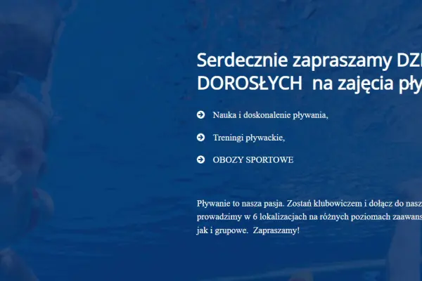 Nauka pływania dla dziecie Warszawa Wilanów