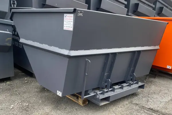 Kontener samowyładowczy, koleba na złom 2 m3