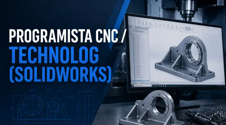 Programista CNC / Technolog (SolidWorks) (m/k) / Lubartów