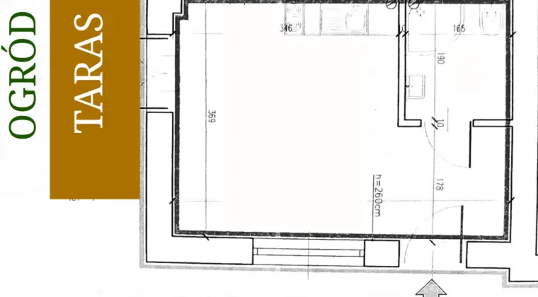 Mieszkanie - mini domek Kraków Centrum okazja / taras, ogród, centralne