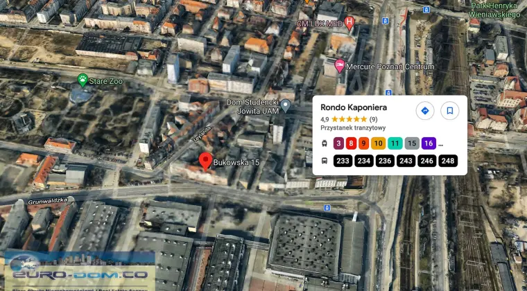 POZNAŃ, CENTRUM, BUKOWSKA | MIESZKANIE NA WYNAJEM