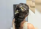 Stylizacja włosów na specjalną okazję - upięcie półupięcie kucyk fale loki NJ