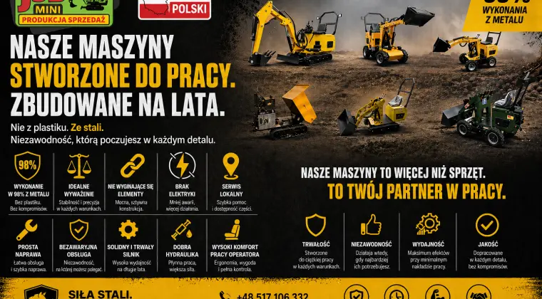 Osprzęt Rolniczy Budowlany + Koparki Ładowarki Wozidła JSB
