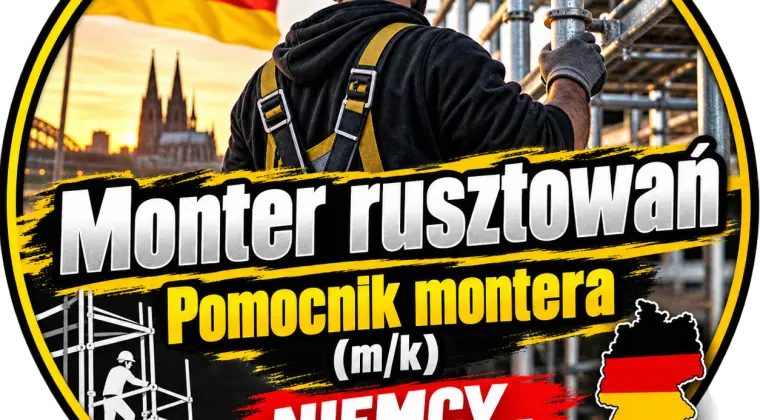 Monter rusztowań / Pomocnik montera (m/k)  Niemcy