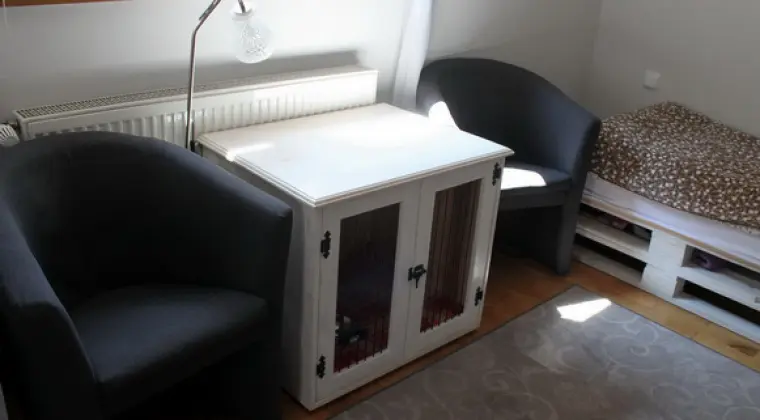 Klatka kennelowa dla psa drewniana