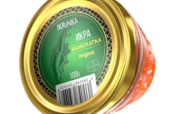 Kawior z łososia różowego "Kamczatka original" 100g IKRiNKA Niemcy