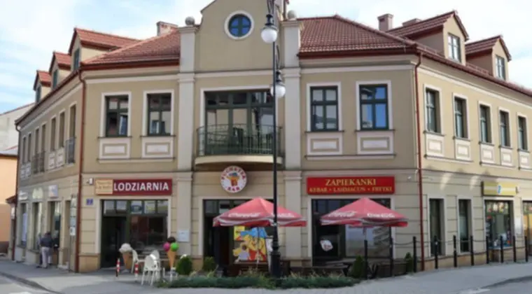 Lokal użytkowy 48,4 m2 przy Rynku, Nowa Kamienica, Witryna, Parter