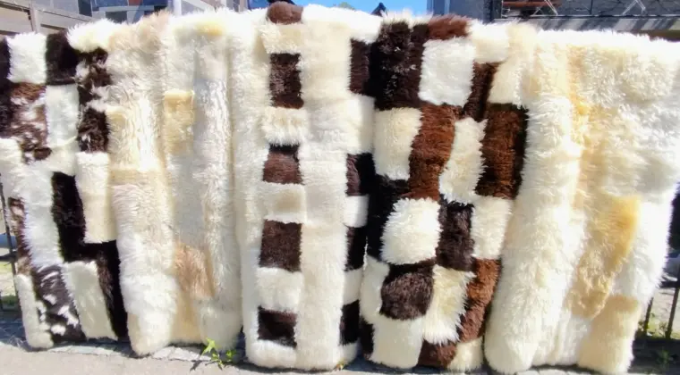 Ekskluzywne dywany PATCHWORK ze skór owczych