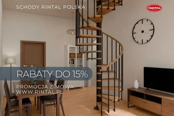 Promocja -15% na schody z balustradami i montażem
